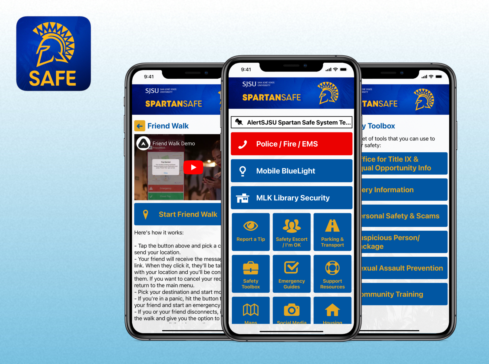 Spartan Safe safety app